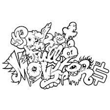 Get free printable coloring pages for kids. Top 10 Free Printable Graffiti Coloring Pages Online
