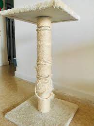 But if what you are looking for is a scratcher that is really resistant and that also lasts a lot, then you can choose to make a wooden. Upcycled Diy Cat Scratching Post With Carpet Easy Tutorial