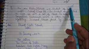 Create a job application letter through the help of the examples that you can download in this post. Letter To Editor Format With Example Class12 In Hindi Srgtuition Latest Upload 2019 Youtube