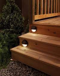 noma led solar deck stair light dark brown 2 pk canadian tire deck stair lights outdoor stair lighting solar deck lights