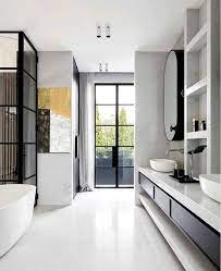 Simple Scallop Large Hanging Shade Minimalism Interior Bathroom Furniture Modern Modern Bathroom Design