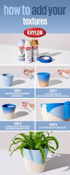 Bring Coastal Colors To Life On A Pot With Krylon Check Out How To Use Krylon Crackle Finish Gold Base Coat And Ivory Diy Spray Paint Painted Pots Diy Krylon