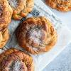 Add flour and knead until well incorporated and dough is elastic. 1