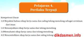 Sebutkan tiga contoh yang termasuk perilaku terpuji! Modul Bdr Pai Kelas 2 Pembelajaran 4 Perilaku Terpuji Dikdasmen Info