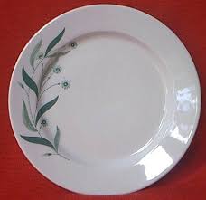 10+ best homer laughlin dishes images. Vintage Homer Laughlin Best China Dinner Plate 9 In Restaurant Green Leaves Flowers