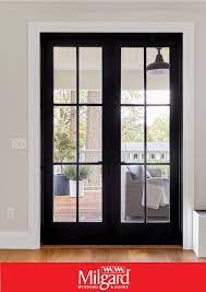 Privacy & clear glass doors. Black Modern French Doors French Doors Exterior French Doors Patio Sliding French Doors