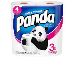 Angel soft bath tissue, 48 double rolls. Panda Ultra Premium Toilet Paper 4 Double Plus Rolls