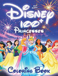 Download 100 Disney Princesses Coloring Book Princesses Coloring Book Coloring Book For Girls Disney Coloring Book 103 Illustrations Reading Length