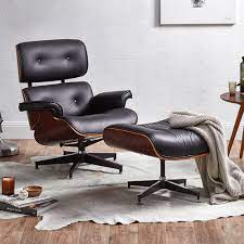 4.6 average based on 9 product ratings. Milan Direct Eames Replica Leather Lounge Chair Ottoman Reviews Temple Webster