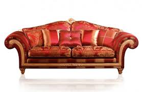 Gold Color Red Color On The Sofa With Little Gold Color For Classic Impressions Classic Sofa Luxury Couch Victorian Sofa