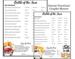 You can use this swimming information to make your own swimming trivia questions. Couples Shower Engagement Party Battle Of The Sexes Game Etsy Couple Shower Games Couple Shower Wedding Shower Games