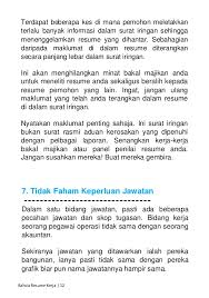 Contoh resume terbaik lengkap dan terkini. Cover Letter For Resume Bahasa Melayu