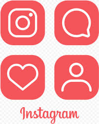 Square Instagram Likes Logo Follower Comment Red | Citypng