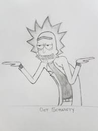 Rick And Morty Drawing Pencil Rick And Morty Drawing Rick And Morty Poster Drawings