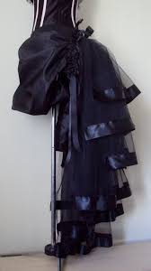 Schwarze Burlesque Victorian Steam Punk Cosplay Bustle Skirt Fashion Victorian Fashion Gothic Fashion