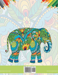 From a circus elephant to a baby elephant, there is an elephant coloring page waiting for this elephant coloring page features one of these huge and intelligent creatures. Elephant Coloring Book A Unique Collection Of Coloring Pages Illustrations Bold 9781641939232 Amazon Com Books