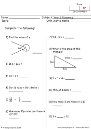 numeracy mental maths 8 worksheet primaryleap co uk
