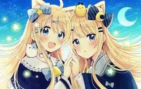 Riza is another blonde anime girl who doesn't need any lengthy introductions. Wallpaper Id 163246 Anime Girls Nekomimi Blonde Hair Ornament Blue Eyes Smiling Blushing Long Hair