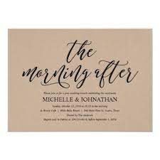 Elegant Rustic Post Wedding Brunch Invitation Card Zazzle Com Post Wedding Brunch Invitations Brunch Wedding Brunch Invitations
