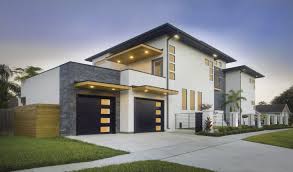 Garage Doors For Modern Home Styles Sleek Black Clopay Modern Steel Collection Garage Doors Garage Door Styles Garage Door Design Contemporary Garage Doors