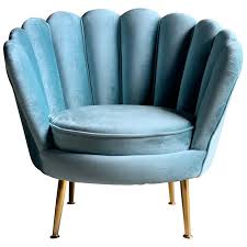 Art Deco Boudoir Cocktail Chair In Turquoise Velvet 1920s Style At 1stdibs