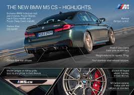 The highly rumored top m5 model is coming in 2021. The New Bmw M5 Cs Highlights 01 2021