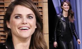 Keri Russell shows off slim figure in sexy outfit