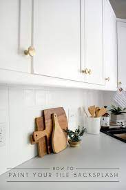 Glass can accumulate dirt and dust over time, but can be easily cleaned with any general tile kitchen cleaner. How To Paint Your Tile Backsplash Brepurposed