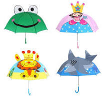 Cute Cartoon Children Umbrella Animation Creative Long ...