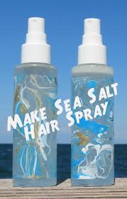 Combing your hair will separate the follicles and help the hair fall naturally. How To Make Sea Salt Hair Spray Arxiusarquitectura
