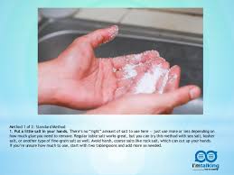 Fill a small bowl with warm water. How To Get Super Glue Off Of Your Hands With Salt