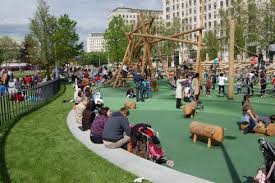 Jubilee Gardens London South Bank Designed By Landscape Architects West 8 Jubilee Gardens London Playground Landscape Architect