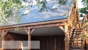 Three bay oak framed garage kit! Wooden Carport Kit Uk Carport Ideas