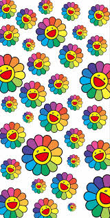 Murakami Flower Background In 2020 Cute Patterns Wallpaper Murakami Flower Aesthetic Iphone Wallpaper