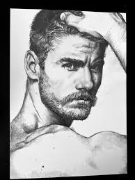 Outlook, A4 Original Signed Drawing 8.27" x 11.69" 200gsm