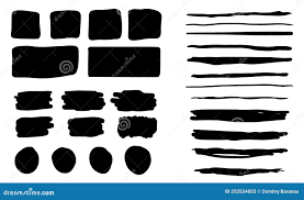 Hand Draw Doodle Shape Rough and Rectangle Grunge Brush Texture. Handdrawn  Line Button and Circle Vector Illustration Stock Vector - Illustration of  boarder, black: 252534055