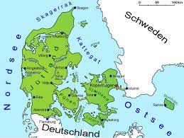 Dänemarks landschaft ist geprägt von den eiszeiten. Danemark Geografie Landkarte Lander Danemark Goruma