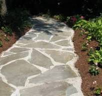 Irregular (broken) Full Color Bluestone Flagstone 1/2