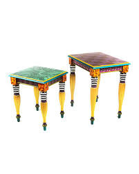 My timing to show this vintage dining table paint project couldn't be better. Hand Painted Dining Room Furniture Horchow Com