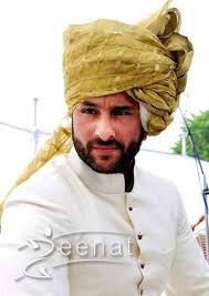 Saif Ali Khan In White Sherwani Turban The New Nawab Of Pataudi Groom Outfit Groom Dress Men Indian Groom Wear