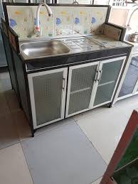 Rak kompor dan cuci piring aluminium tanah air furniture rak kompor gas dan cuci piring aluminium harga rp 900 000 gratis ongkir bisa cod beli pakai wa cicilan 0 same day delivery garansi tukar gratis rakit. Lemari Cuci Piring Kualitas Terjamin Meubel Murah Jaya Facebook