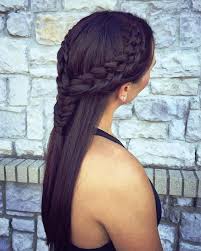 Double braided hairstyle with multi braids. 30 Elegant French Braid Hairstyles