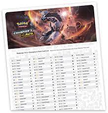 Maybe you would like to learn more about one of these? Pokemon Tcg Champion S Path