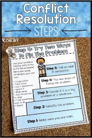 Conflict Resolution Worksheets And Posters Counselor Chelsey Simple School Counseling Ideas In 2020 Social Skills Lessons Social Skills Conflict Resolution