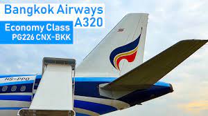 Bangkok Airways Economy Airbus A320 200 Chiang Mai Bangkok Youtube