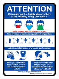 One of the most major problems of writing an undergraduate article is the lack of access to a laboratory and a professor to check the accuracy of article information in the laboratory. Attention Upon Entering This Facility Covid 19 Safety Precaution With Icons Portrait Wall Sign Creative Safety Supply