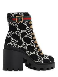 Gucci Gg Tweed Ankle Boots In Black Save 73 Lyst We have 63+ amazing background pictures carefully picked by our community. gucci black gg tweed ankle boots