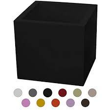 Artistic planter cubes, seamless square planters, as well as other square aluminum planters available for sale here at planter designs. Almi Cube Planter Box 12 Inch Plastic Square Planter Pot For Garden Elegant Shaped Flower Tree