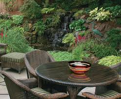 By adding a nice outdoor dining set you can create the resort experience in your own backyard. Seating Areas Made Simple Finegardening
