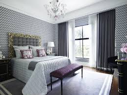 Gray And Purple Bedroom Contemporary Bedroom Greg Natale Kamar Tidur Ungu Interior Kamar Tidur